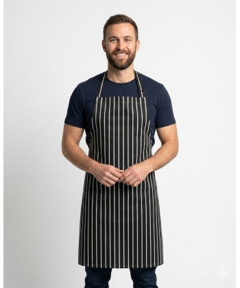 New Black And White Apron