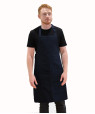 Bib Apron Navy Blue With Front Pockets