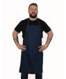 Bib Apron Navy Blue With Front Pockets2