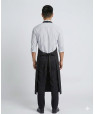 New Bib Black Long 2 Pocket Rear