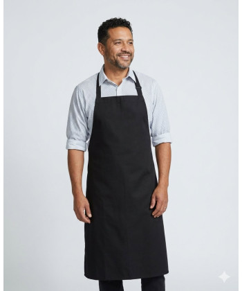 New Bib Black Long No Pocket