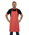 New Red And White Stripe Apron