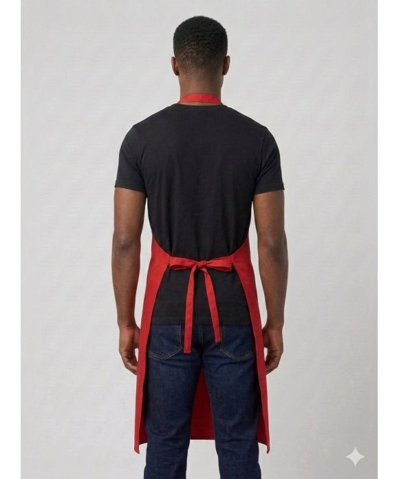New Red Apron Rear View