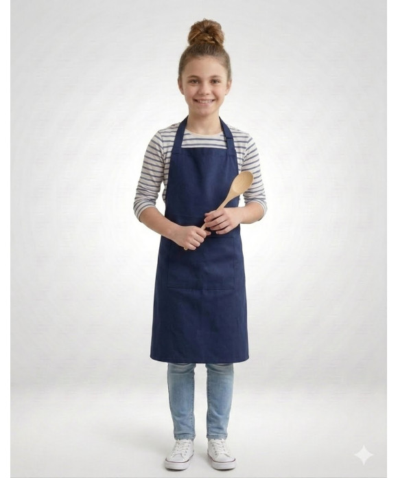 New Childrens Navy Apron