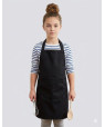 New Black Apron Child Grey Back